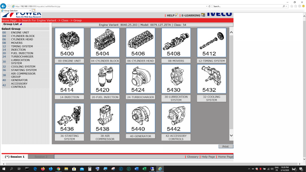 Iveco Power Parts Catalog