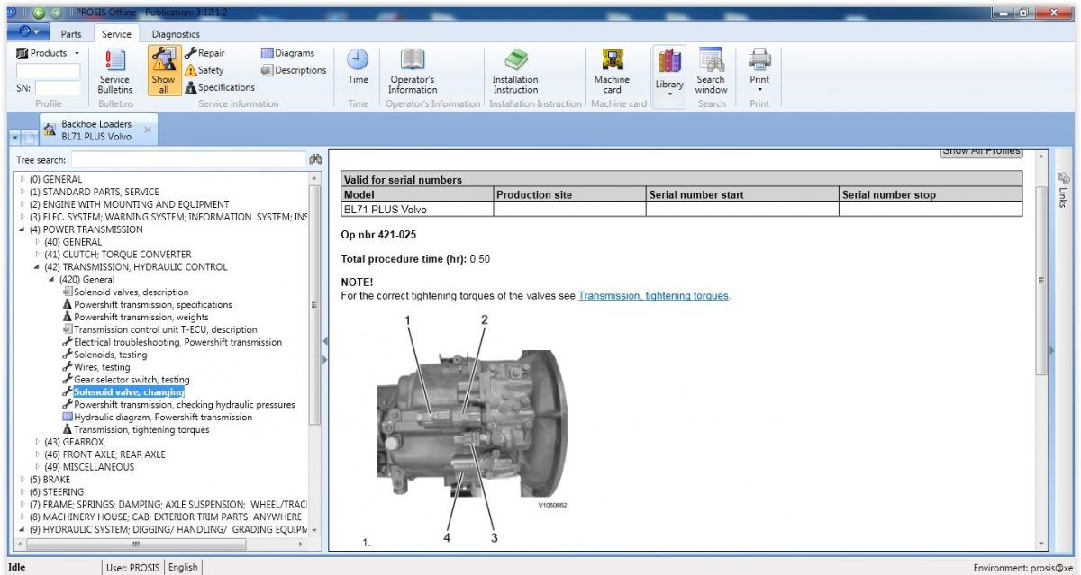 Volvo PROSIS Software