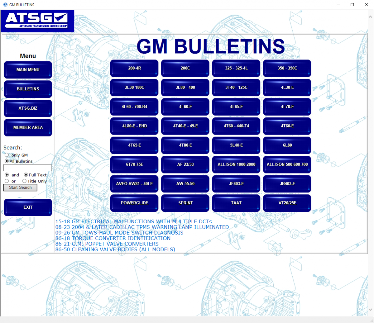 ATSG Automatic Transmission Service Group Repair Manuals