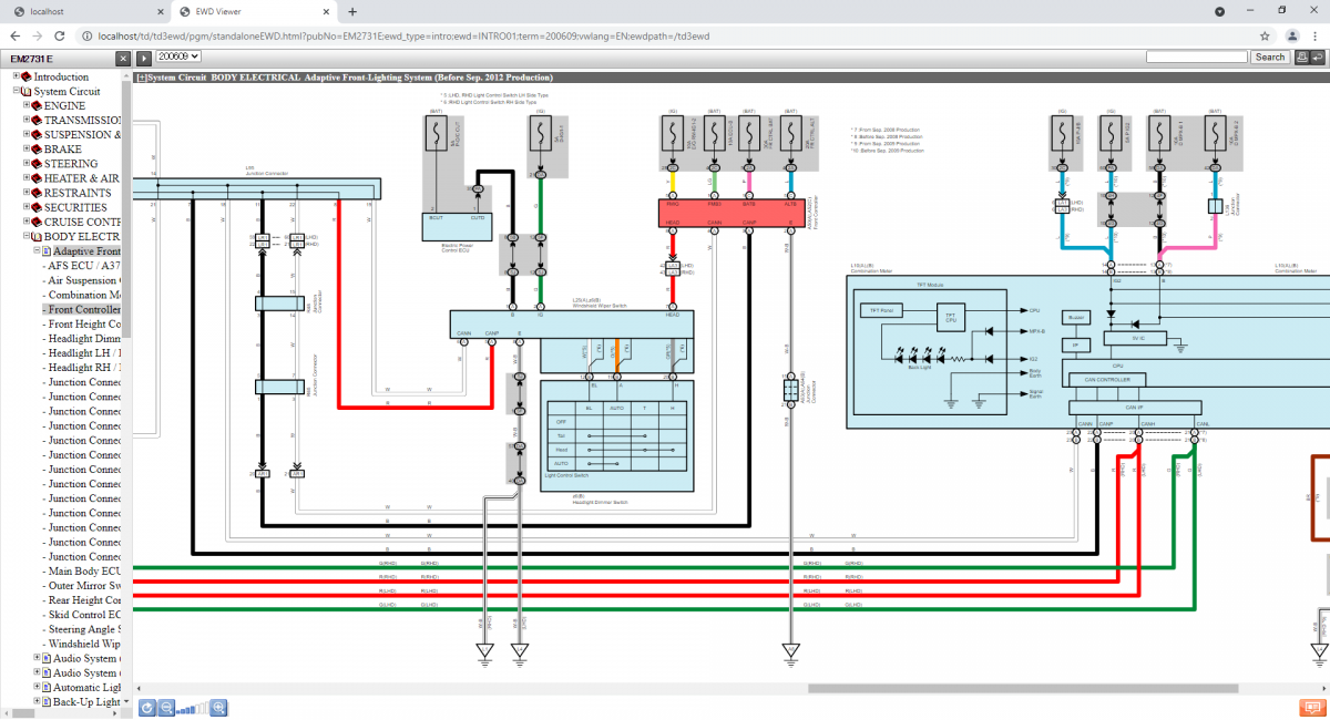 Lexus EWD Wiring Diagrams And Schematics