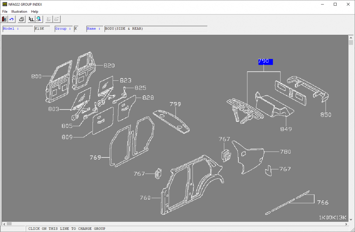 Nissan Infiniti Electronic Parts Catalog EPC