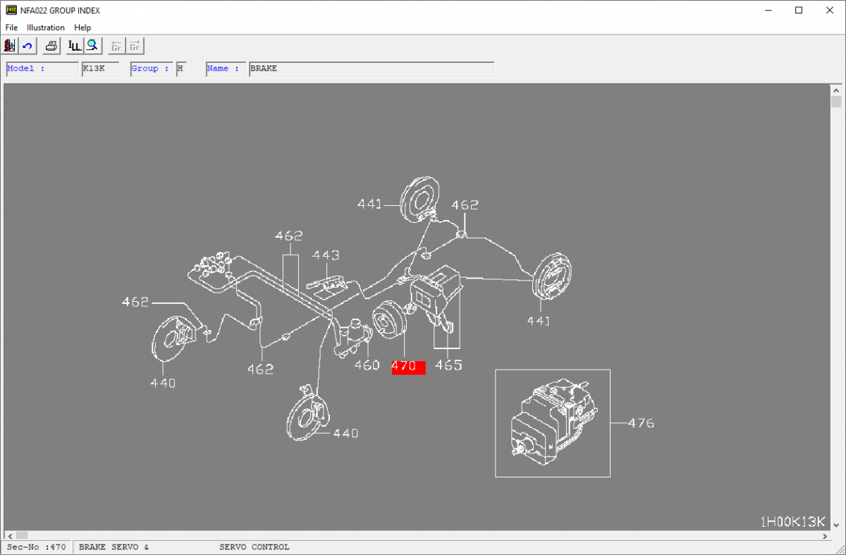 Nissan Infiniti Electronic Parts Catalog EPC