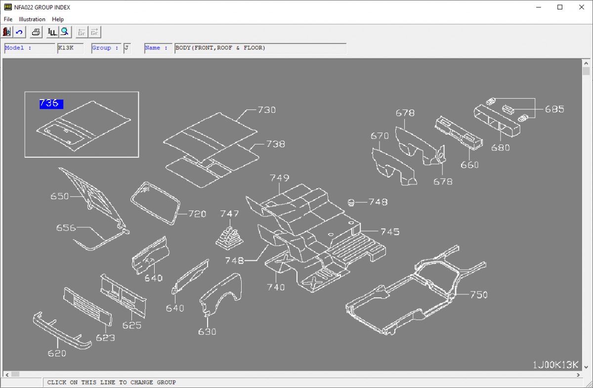 Nissan Infiniti Electronic Parts Catalog EPC