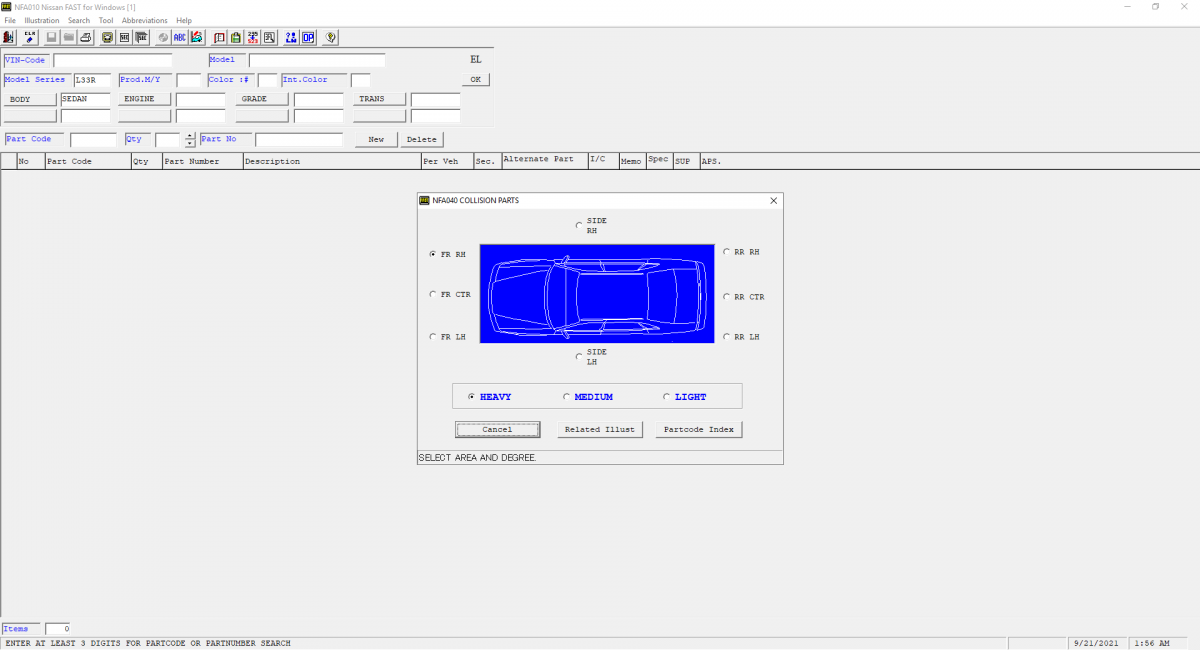 Nissan Infiniti Electronic Parts Catalog EPC