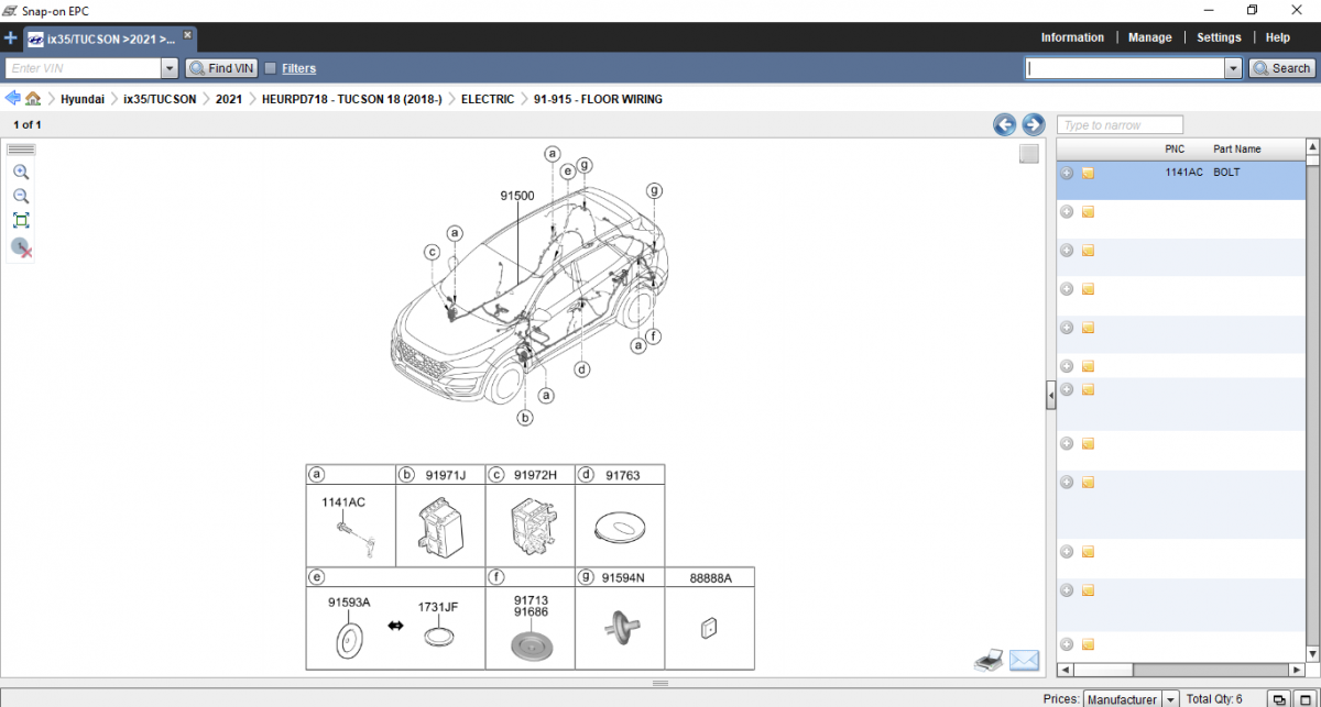 Hyundai Snap-on EPC 5 Offline Electronic Parts Catalog For Global Market