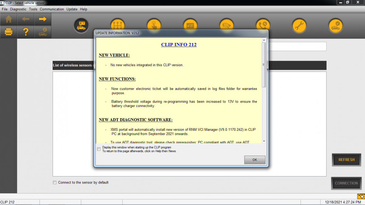 Renault CAN CLIP Diagnostic Software 212