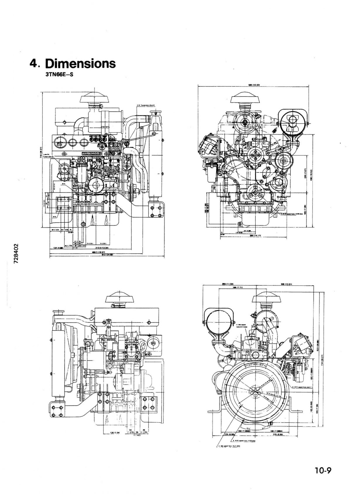 Komatsu Diesel Engine Workshop Repair Manual for (72-275-278-184-2) Series Engines