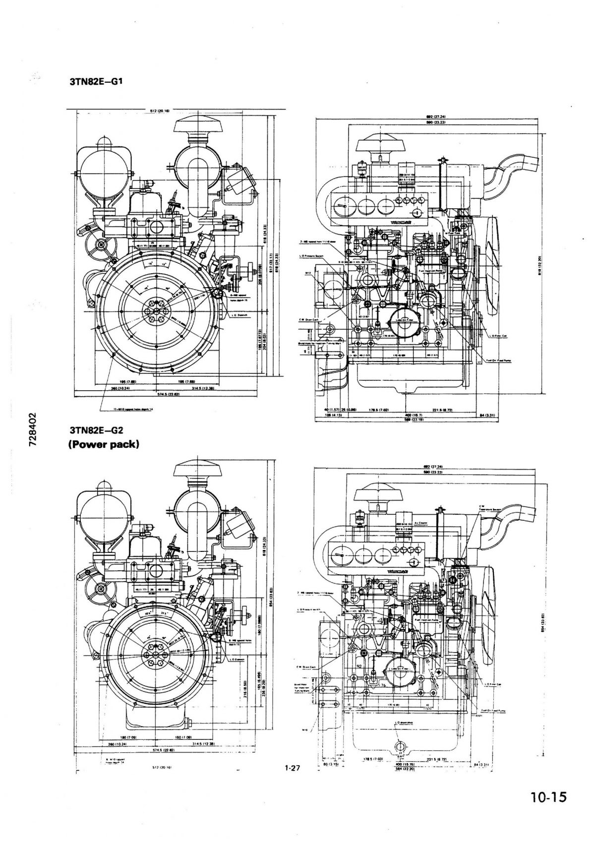 Komatsu Diesel Engine Workshop Repair Manual for (72-275-278-184-2) Series Engines