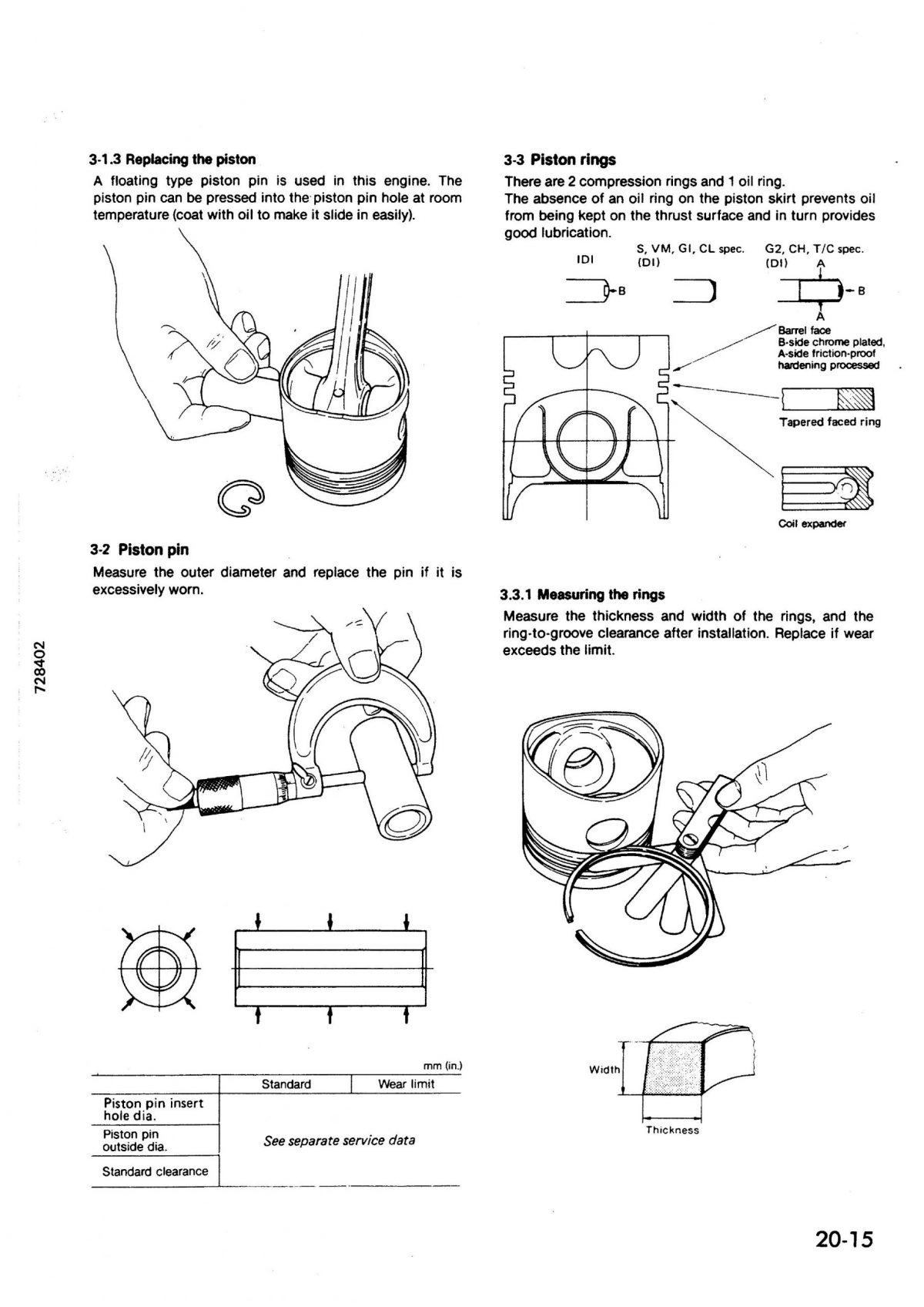 Komatsu Diesel Engine Workshop Repair Manual for (72-275-278-184-2) Series Engines