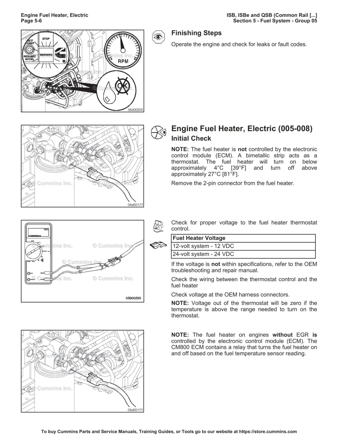 Cummins Engine (ISBe ISB QSB) Common Rail Fuel System Service Manual Volume II