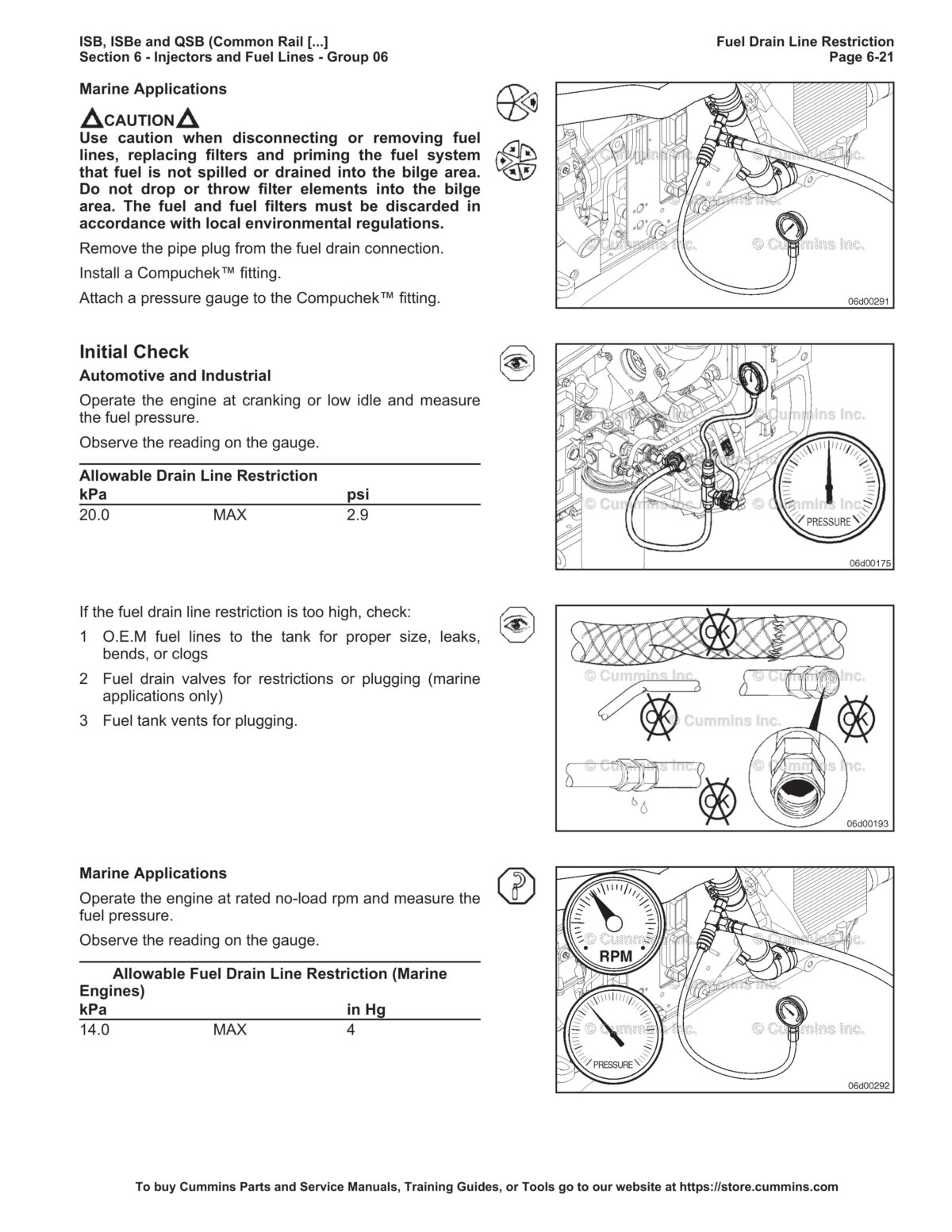 Cummins Engine (ISBe ISB QSB) Common Rail Fuel System Service Manual Volume II