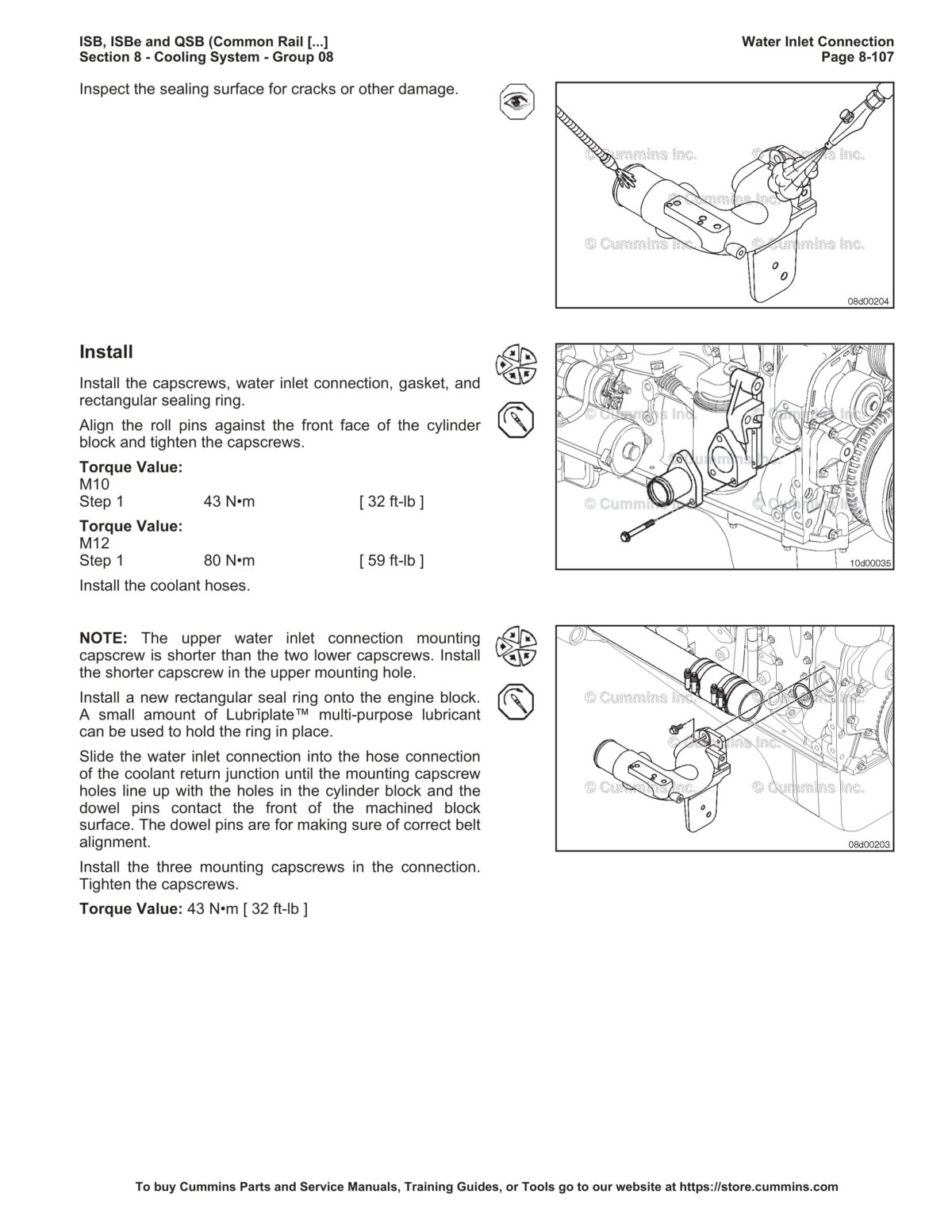 Cummins Engine (ISBe ISB QSB) Common Rail Fuel System Service Manual Volume II