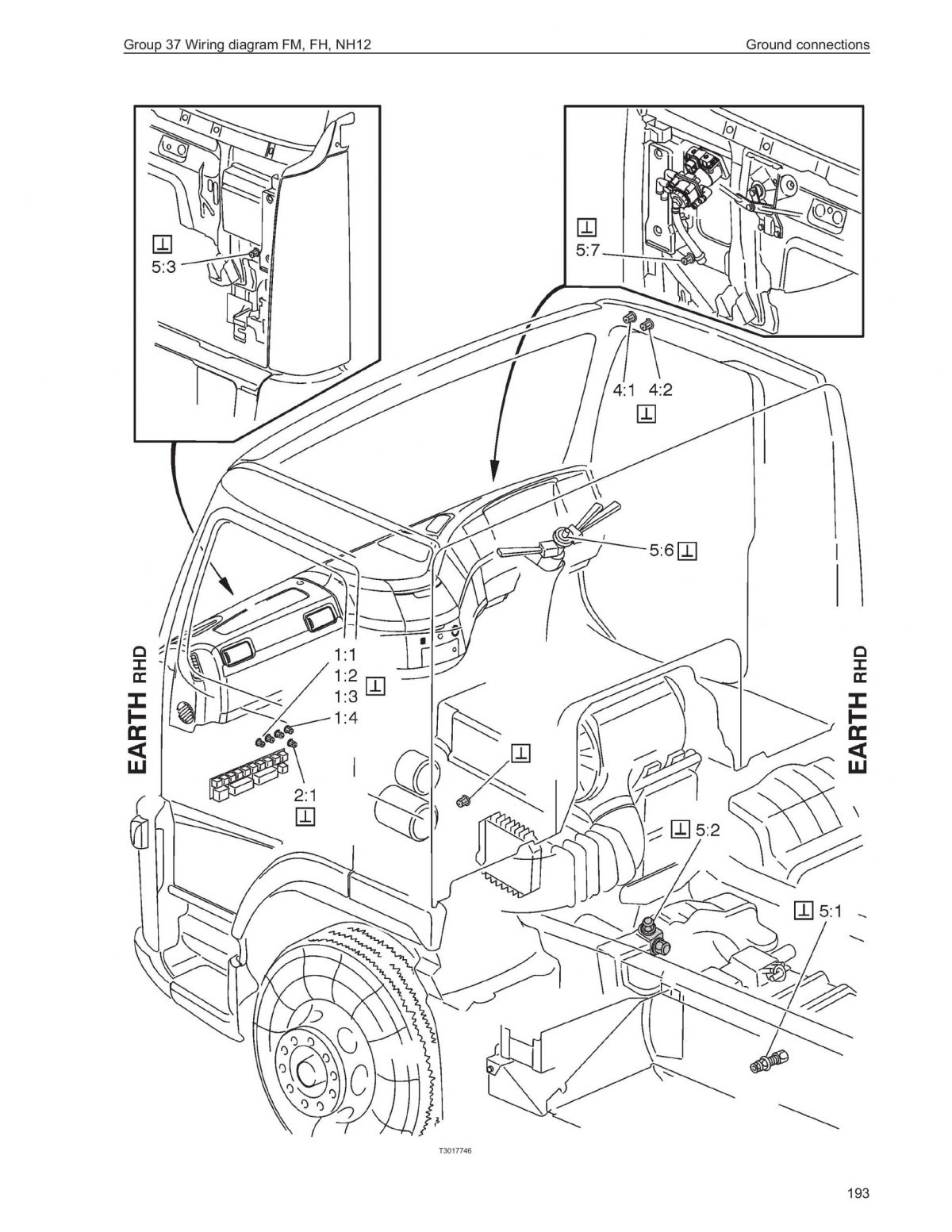 Volvo Truck FM FH NH12 Series Electrical Wiring Diagram Service Manual