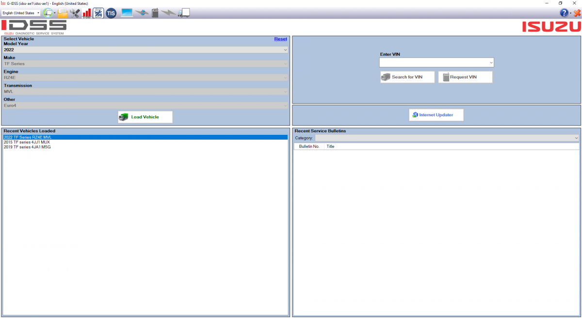 Global Isuzu Diagnostic Service System (G-IDSS) Software 3.2023 Release For Isuzu General Market