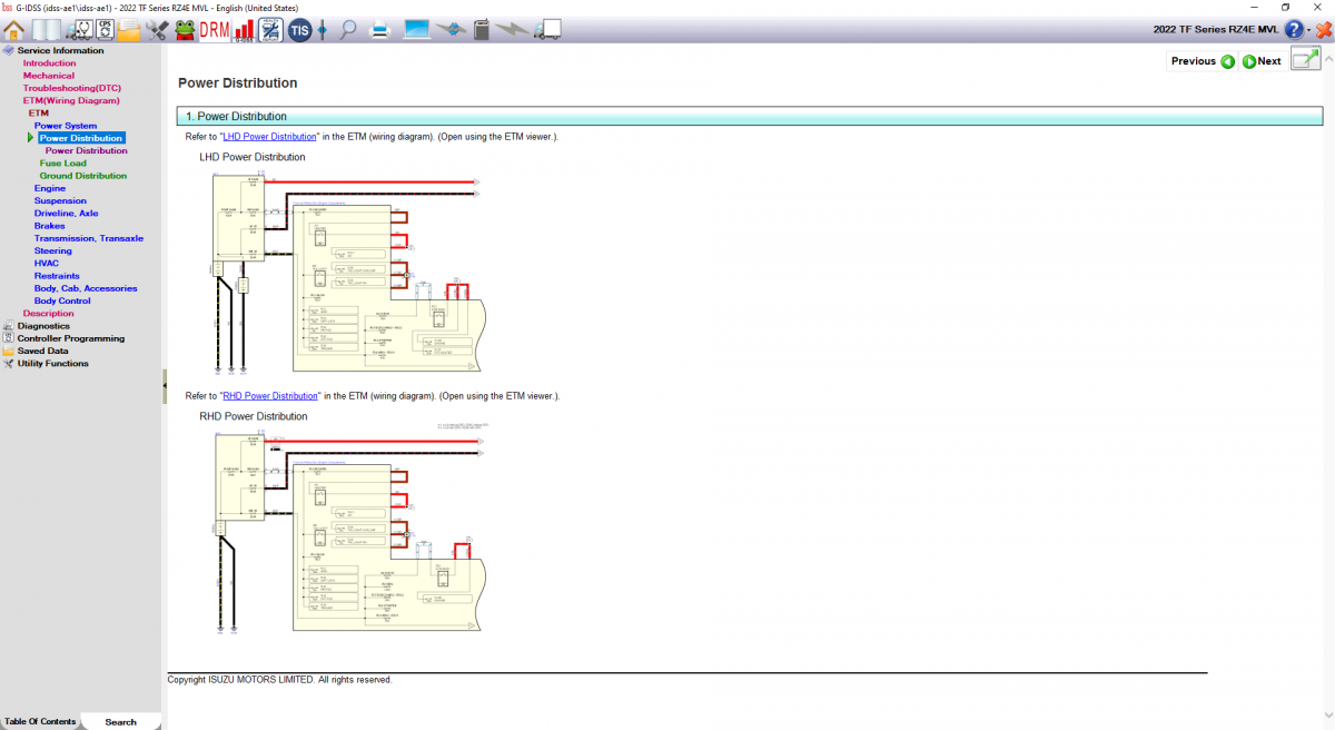 Global Isuzu Diagnostic Service System (G-IDSS) Software 3.2023 Release For Isuzu General Market