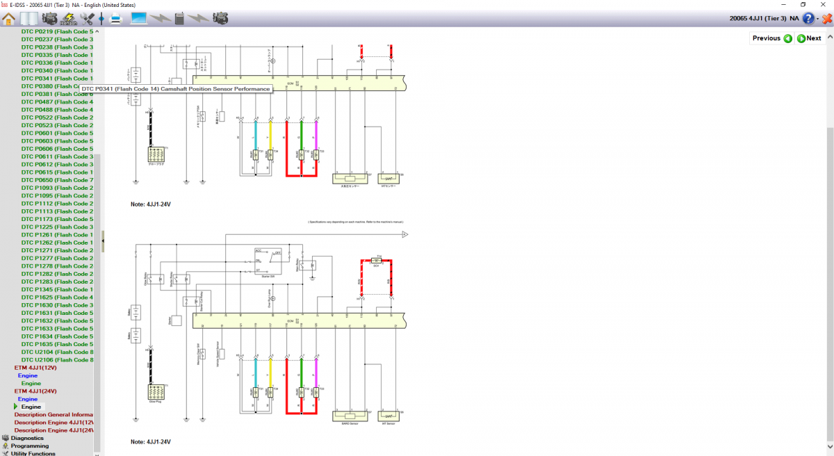 Isuzu Engine Diagnostic Service System (E-IDSS) Software