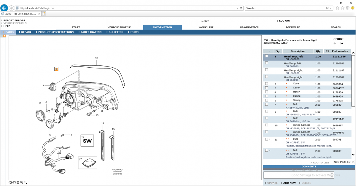 Volvo VIDA All-In-One Software With Volvo EWD Electrical Wiring (Remote Installation Service)