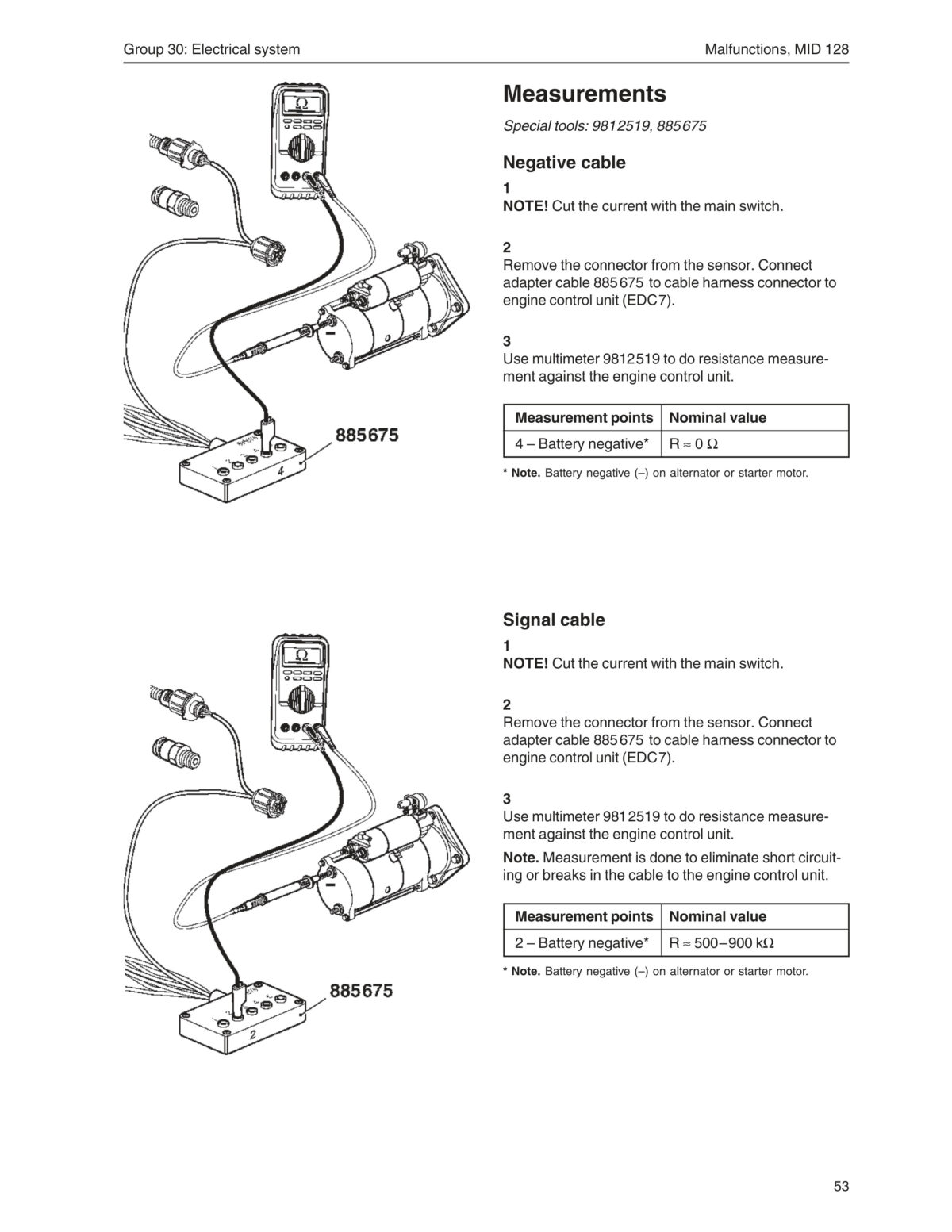 Volvo Penta Marine & Industrial Engine Group 30 Electrical system (IPS 350-600 D4-xxx D6-xxx) Workshop Manual-1