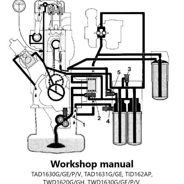 Volvo Penta Marine & Industrial (TAD1630G-GE-P-V, TAD1631G-GE, TID162AP, TWD1620G-GH, TWD1630G-GE-P-V, TD164KAE) Workshop Manual