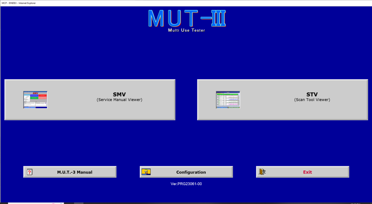 Mitsubishi MUT 3 OEM Diagnostic Software