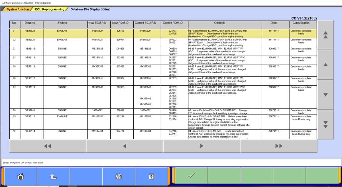 Mitsubishi MUT 3 OEM Diagnostic Software